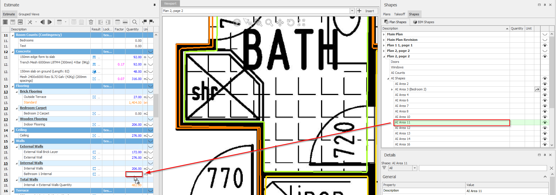 Applying AI Shape to Estimate