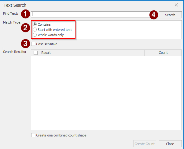 Entering Search Criteria